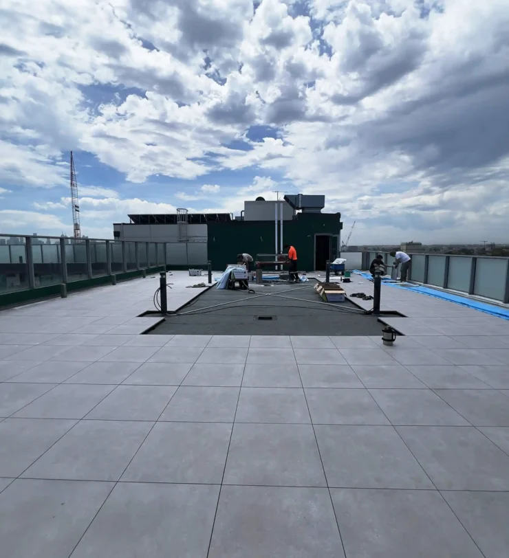 rooftop renewal project by Complete Construction Service