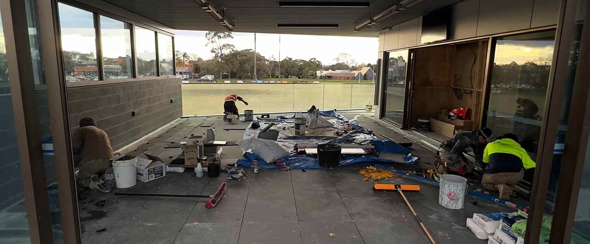 Mentone Football Ground Balcony Remediation & Waterproofing