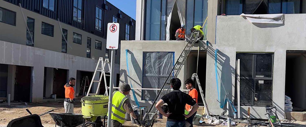 Nunawading Townhouses Full Rendering, Waterproofing & Tiling Package