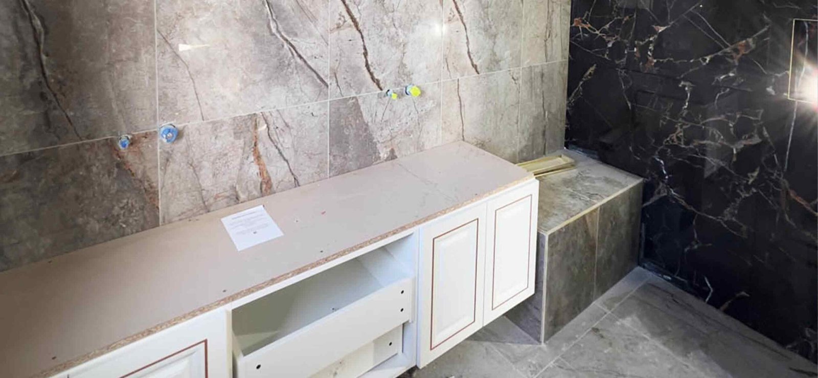 tiling, screeding, and waterproofing services by Complete Construction Service