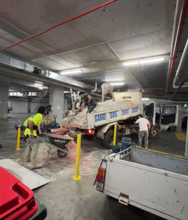 Rooftop paver installation in Melbourne