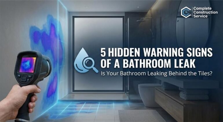 5 Hidden Bathroom Leak Warning Signs You Can’t See