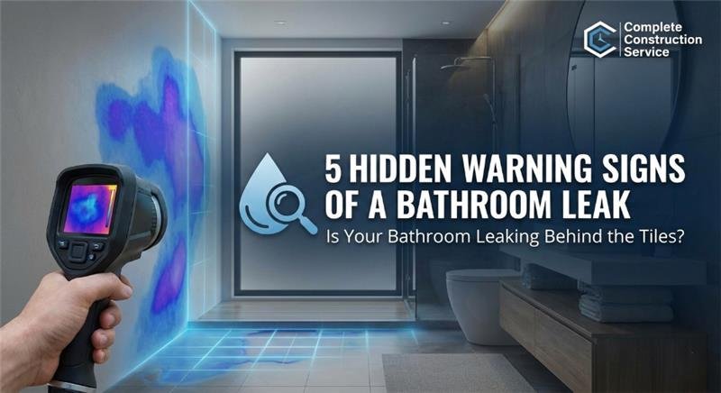 5 Hidden Bathroom Leak Warning Signs You Can’t See