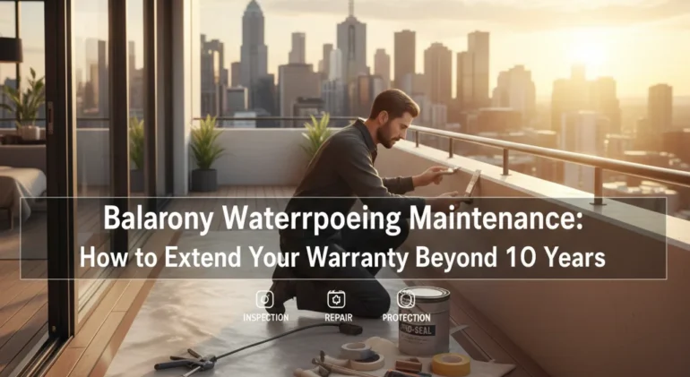 Balcony Waterproofing Maintenance: How to Extend Your Warranty Beyond 10 Years