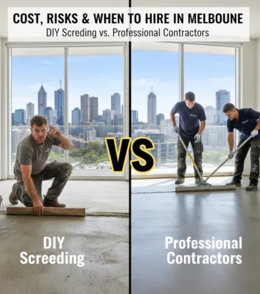 DIY Screeding vs Professional Contractors