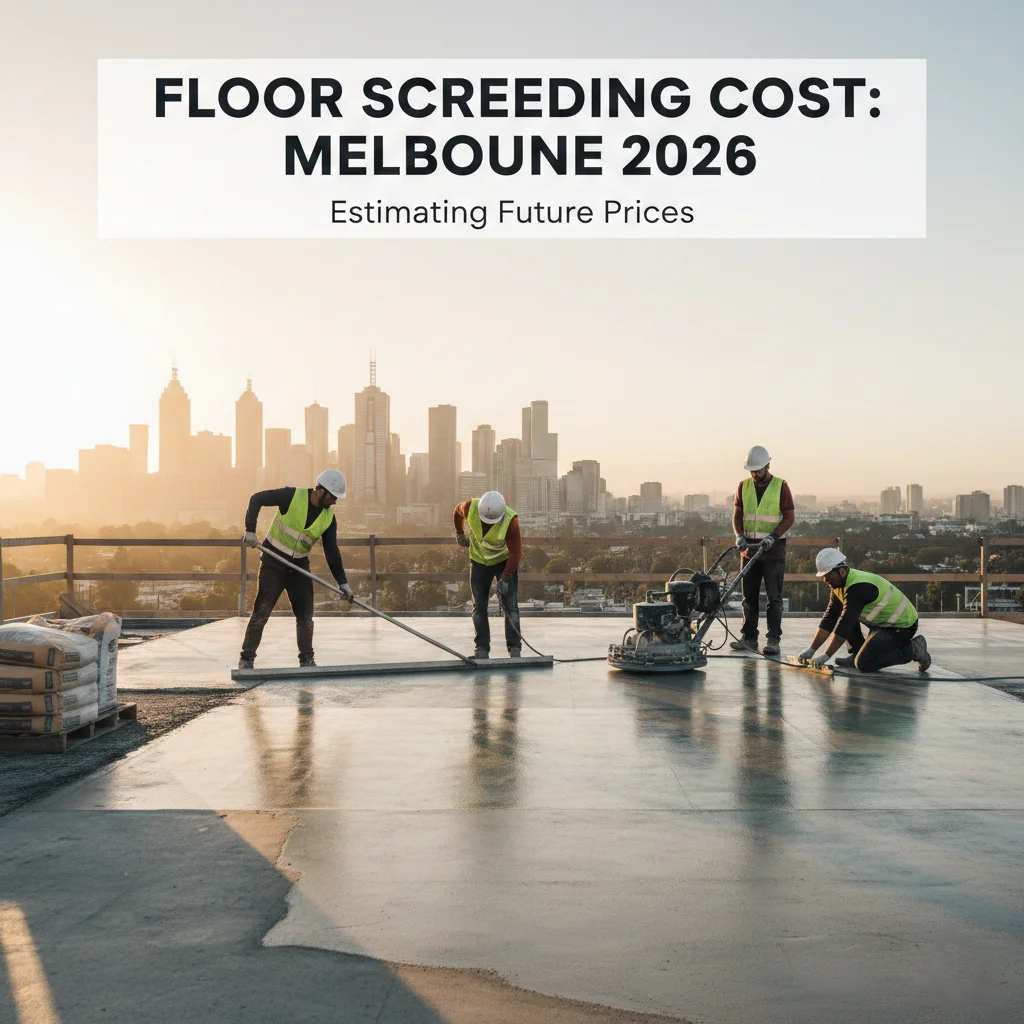 How Much Does Floor Screeding Cost in Melbourne in 2026? 