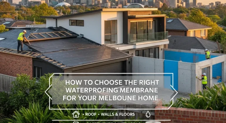 How to Choose the Right Waterproofing Membrane for Your Melbourne Home