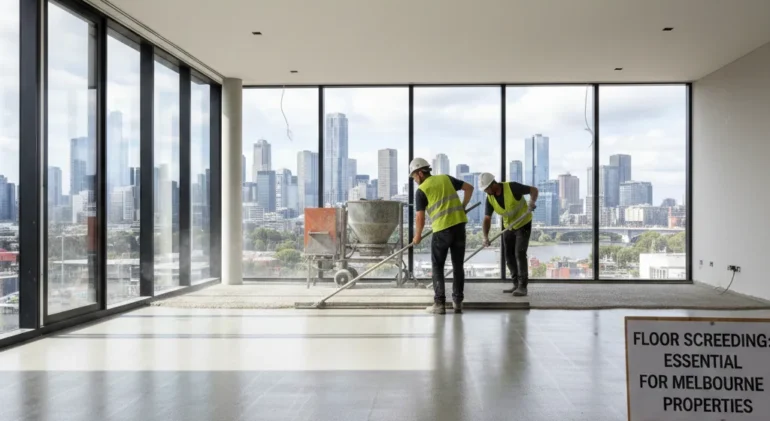 What Is Floor Screeding & Why Your Melbourne Property Needs It