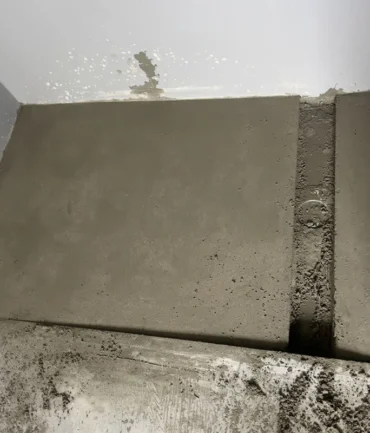 shower-base screed by Complete Construction Service