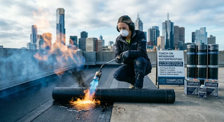 Torch-On Membrane Waterproofing: Is It the Best Choice for Flat Roofs in Melbourne?