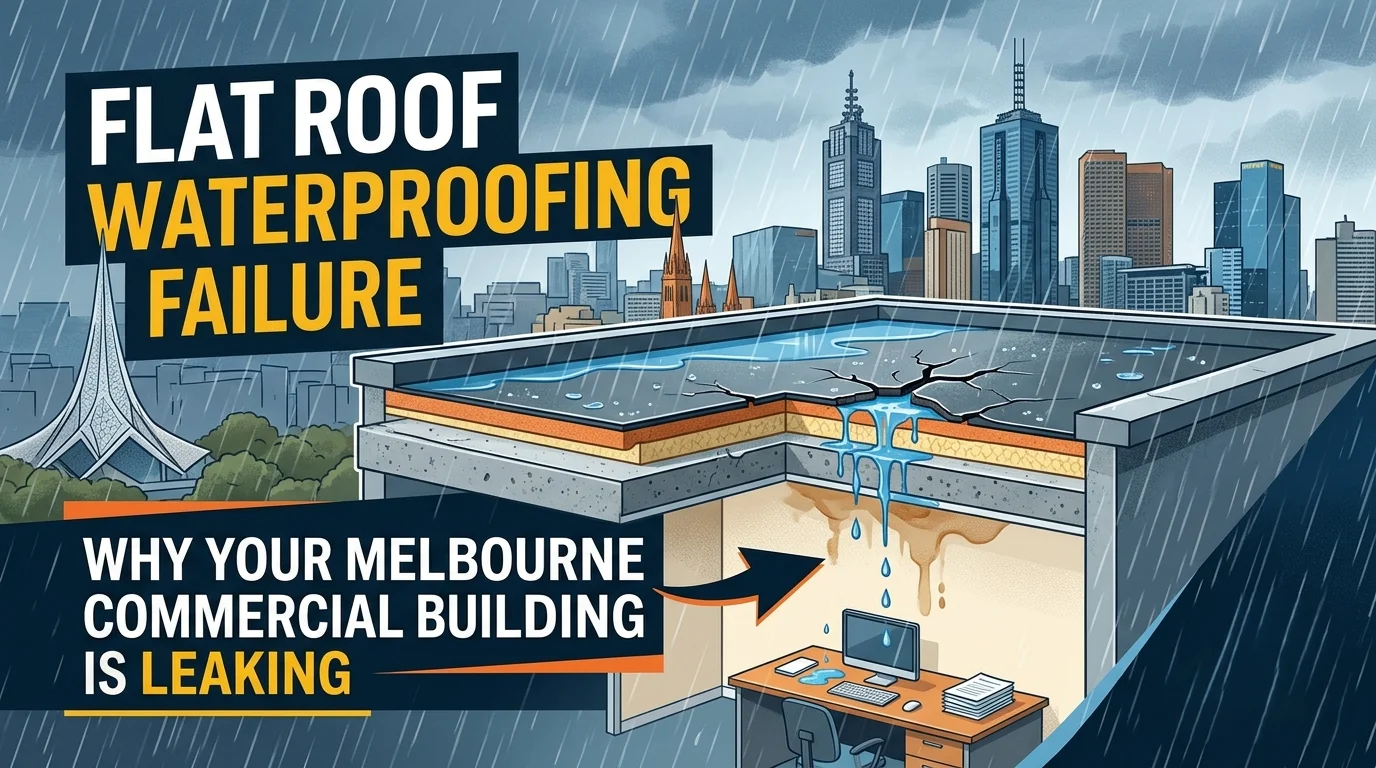 Flat Roof Waterproofing Failure
