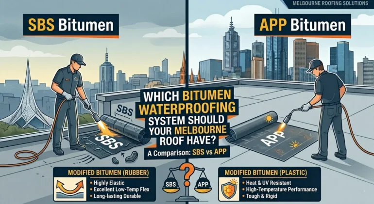 SBS vs APP Torch-On Membrane: Which Bitumen Waterproofing System Should Your Melbourne Roof Have?