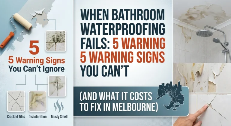 When Bathroom Waterproofing Fails: 5 Warning Signs You Can’t Ignore