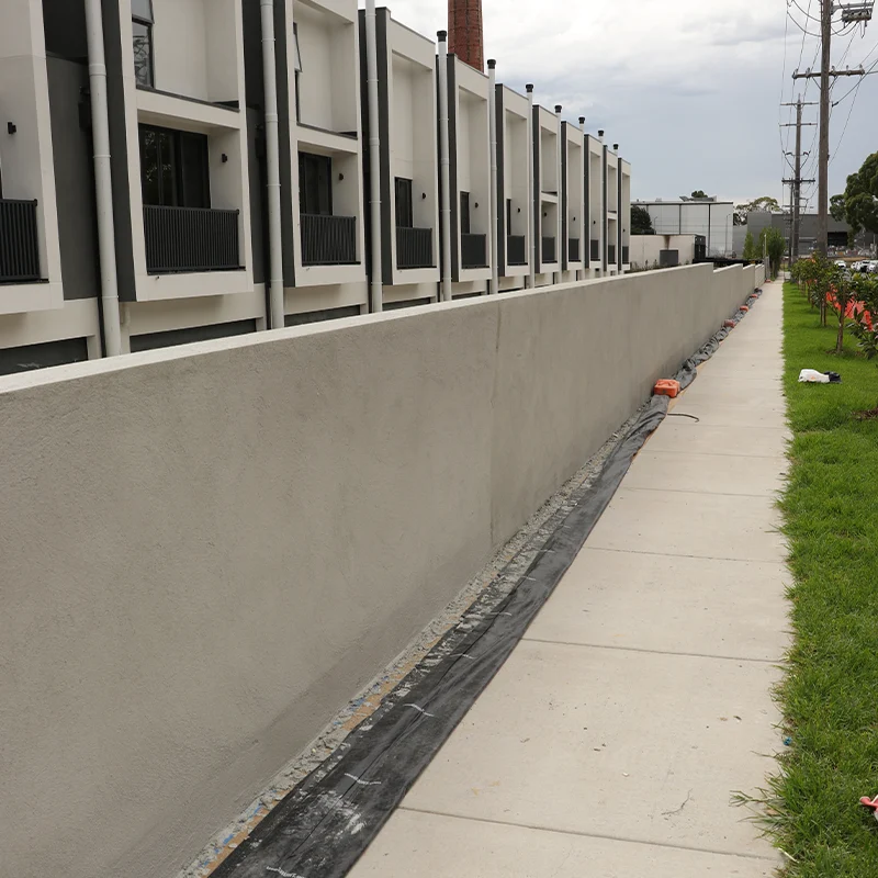 rendered wall and buildings melbourne
