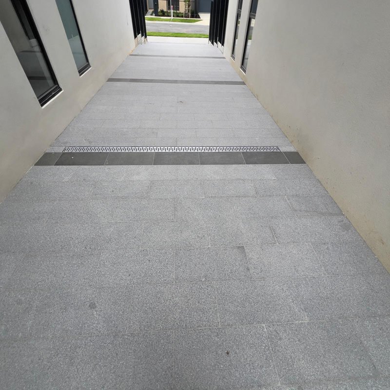 exterior walkway tiling melbourne grey tiles