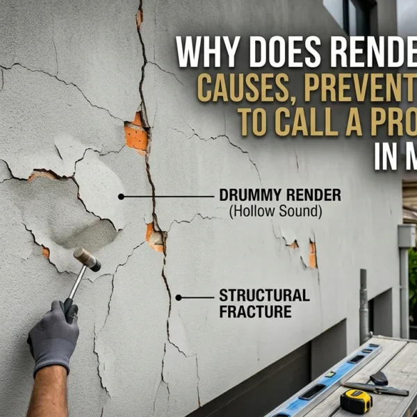 Why Does Render Crack? Causes, Prevention & When to Call a Professional in Melbourne