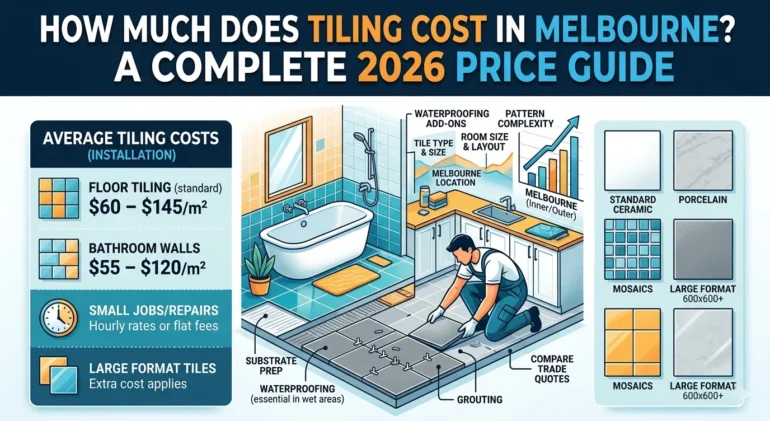 How Much Does Tiling Cost in Melbourne A Complete 2026 Price Guide