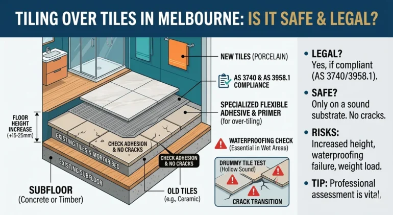 Tiling Over Tiles in Melbourne Is It Safe, Legal & What You Need to Know