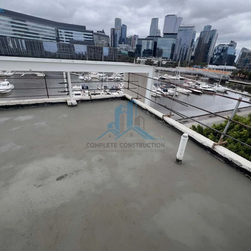 Rooftop floor screeding services in Melbourne