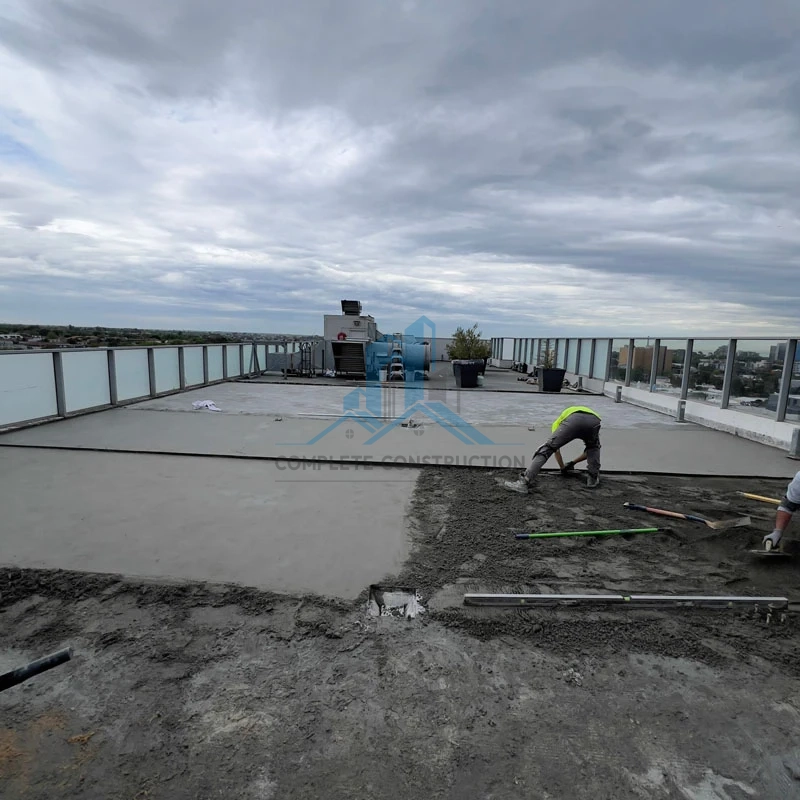 Large-scale floor screeding services in Melbourne