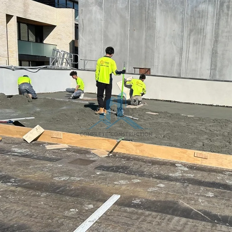 Commercial floor screeding services in Melbourne
