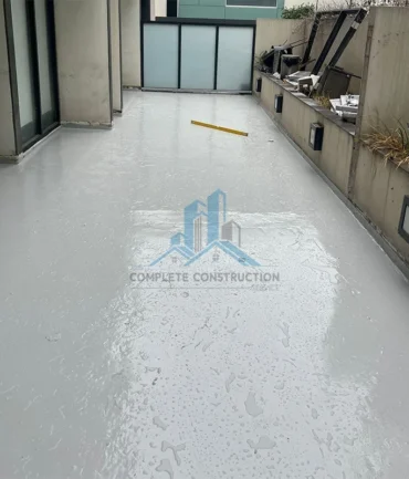 Balcony Waterproofing before the Paving Completed in Melbourne
