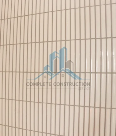 Vertical feature tiles in Melbourne bathroom