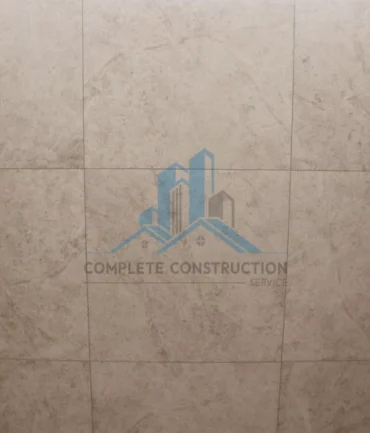 Waterproofed and retiled bathroom walls Melbourne