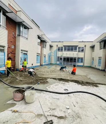 screeding project completed by Complete Construction Service